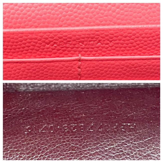 Saint Laurent Medium Wallet On A Chain Ghw Monogram Pink Leather Shoulder Bag - image 10
