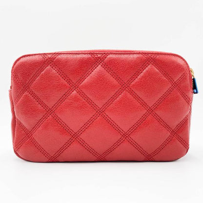 Saint Laurent Mini Becky Quilted Red Leather Cross Body Bag - photo 6