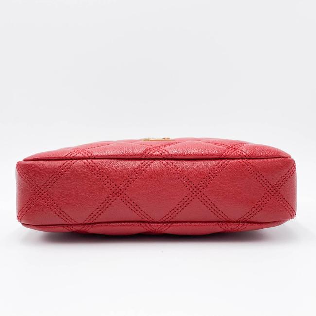 Saint Laurent Mini Becky Quilted Red Leather Cross Body Bag - photo 7