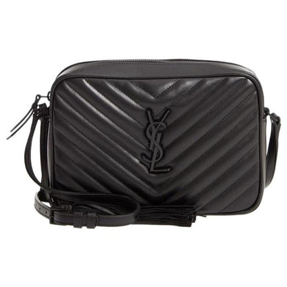 Saint Laurent Monogram Camera Lou Matelasse Black Calfskin Leather Cross Body Bag - image 1