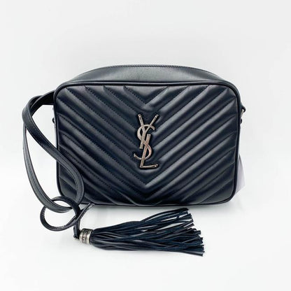 Saint Laurent Monogram Camera Lou Matelasse Black Calfskin Leather Cross Body Bag - image 4