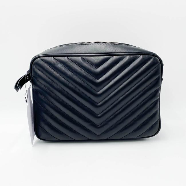 Saint Laurent Monogram Camera Lou Matelasse Black Calfskin Leather Cross Body Bag - image 5