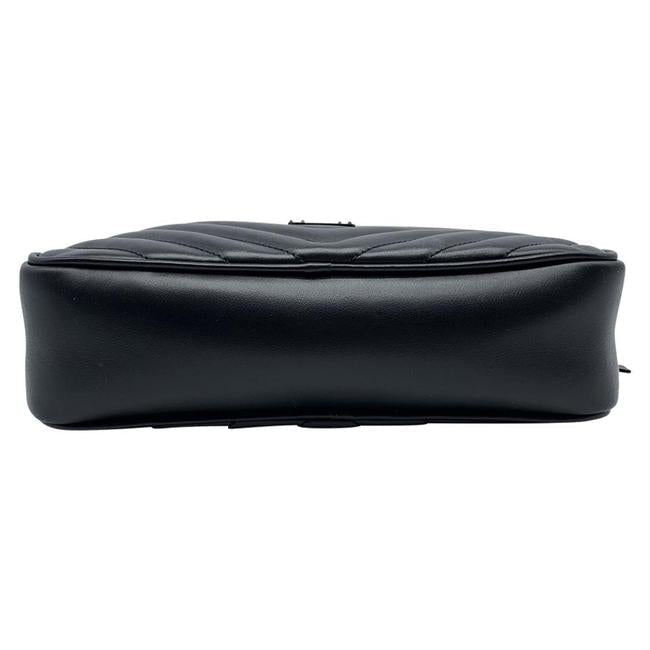 Saint Laurent Monogram Camera Lou Matelasse Black Calfskin Leather Cross Body Bag - image 7