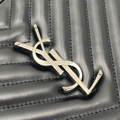 Saint Laurent Monogram Camera Lou Matelasse Black Calfskin Leather Cross Body Bag - image 8