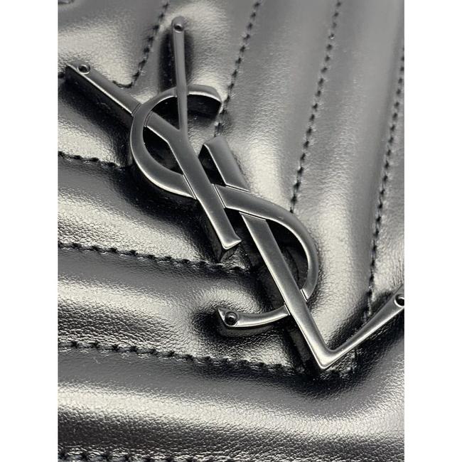 Saint Laurent Monogram Camera Lou Matelasse Black Calfskin Leather Cross Body Bag - image 9