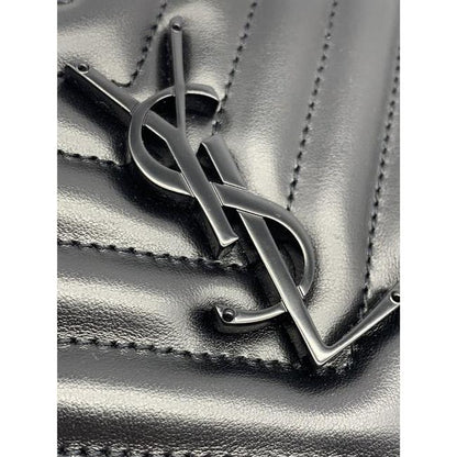 Saint Laurent Monogram Camera Lou Matelasse Black Calfskin Leather Cross Body Bag - image 9