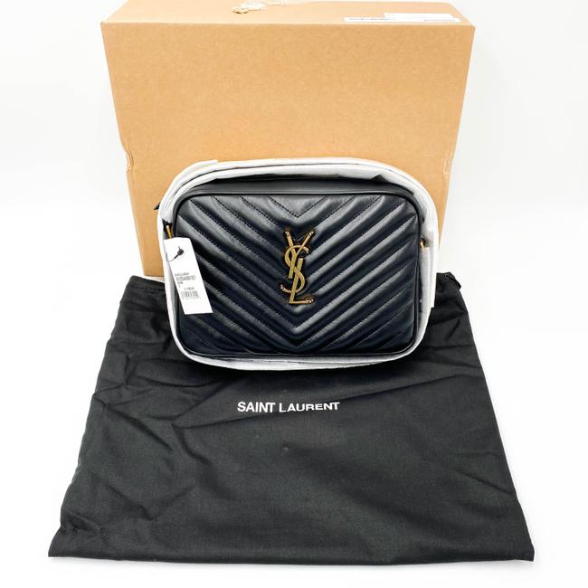 Saint Laurent Monogram Camera Lou Medium Quilted Black Leather Shoulder Bag - photo 3