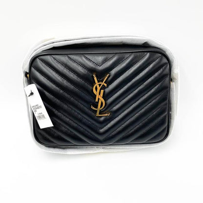 Saint Laurent Monogram Camera Lou Medium Quilted Black Leather Shoulder Bag - photo 5