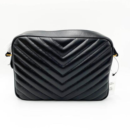 Saint Laurent Monogram Camera Lou Medium Quilted Black Leather Shoulder Bag - photo 6