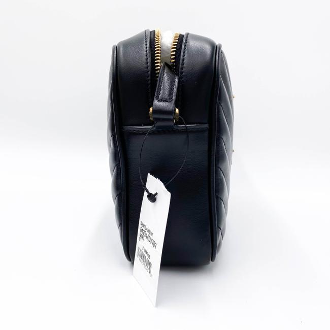Saint Laurent Monogram Camera Lou Medium Quilted Black Leather Shoulder Bag - photo 7