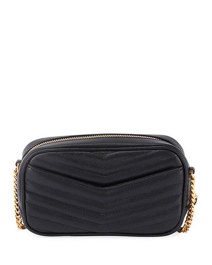 Saint Laurent Monogram Camera Lou Mini Black Leather Cross Body Bag - photo 3