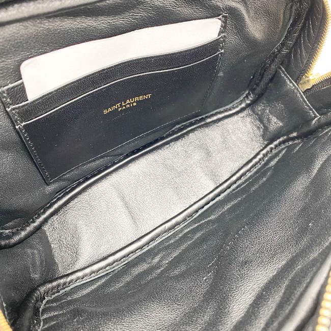 Saint Laurent Monogram Camera Lou Mini Black Leather Cross Body Bag - photo 10