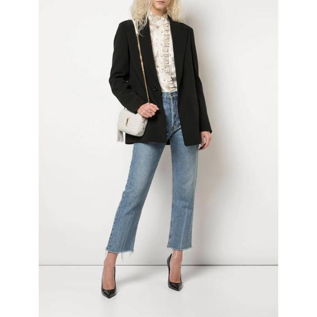 Saint Laurent Monogram Camera Lou Mini Cream White Leather Cross Body Bag - image 2