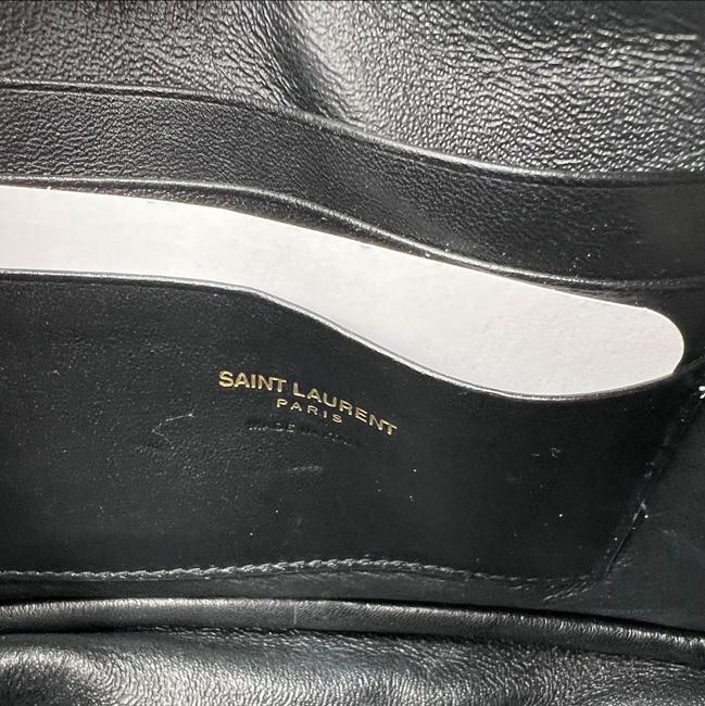Saint Laurent Monogram Camera Lou Mini Cream White Leather Cross Body Bag - image 9