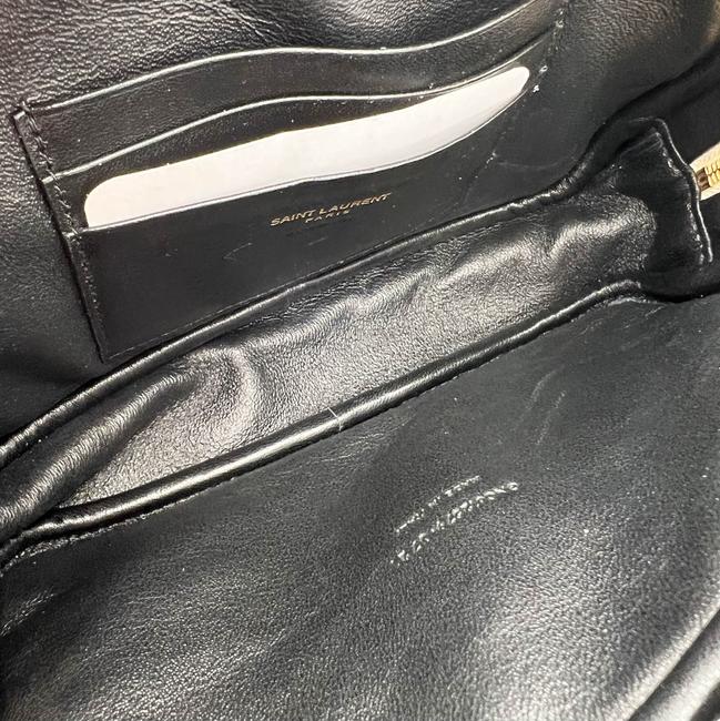 Saint Laurent Monogram Camera Lou Mini Cream White Leather Cross Body Bag - image 10