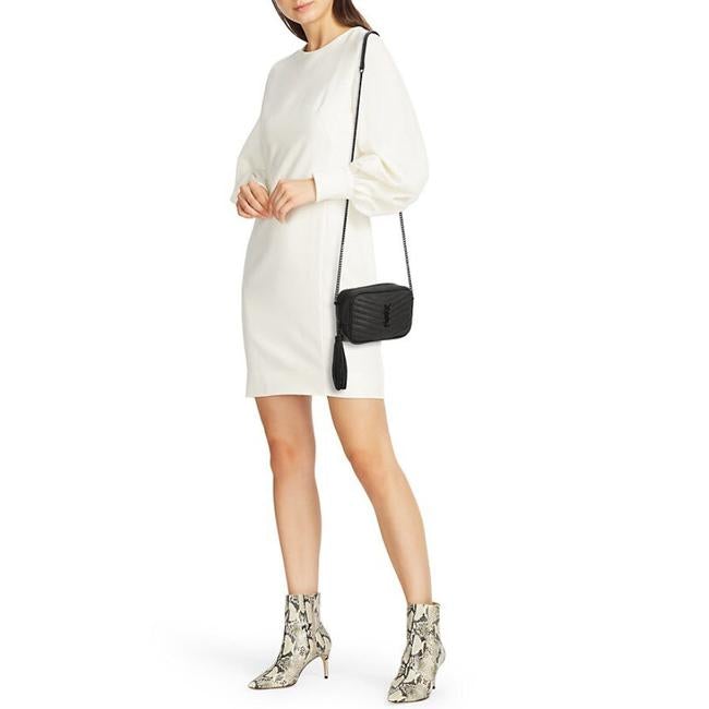 Saint Laurent Monogram Camera Lou Mini Matelasse Black Leather Cross Body Bag - image 2