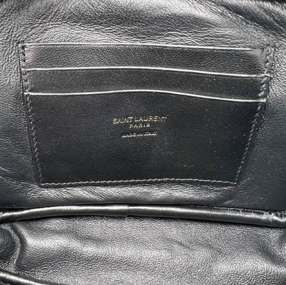 Saint Laurent Monogram Camera Lou Mini Matelasse Black Leather Cross Body Bag - image 11
