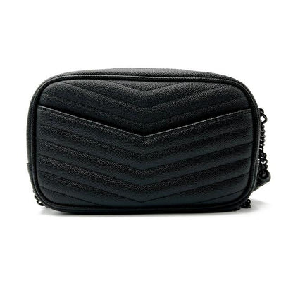 Saint Laurent Monogram Camera Lou Mini Matelasse Black Leather Cross Body Bag - image 6