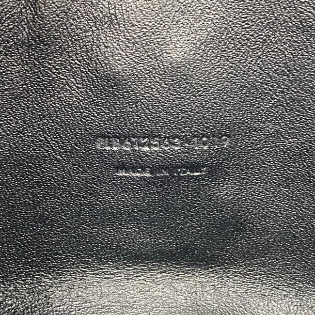 Saint Laurent Monogram Camera Lou Mini Raffia Black Leather Cross Body Bag - photo 12