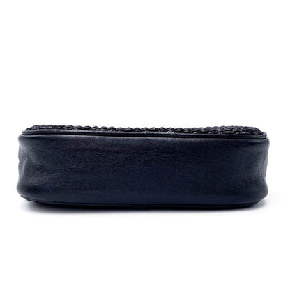 Saint Laurent Monogram Camera Lou Mini Raffia Black Leather Cross Body Bag - photo 7