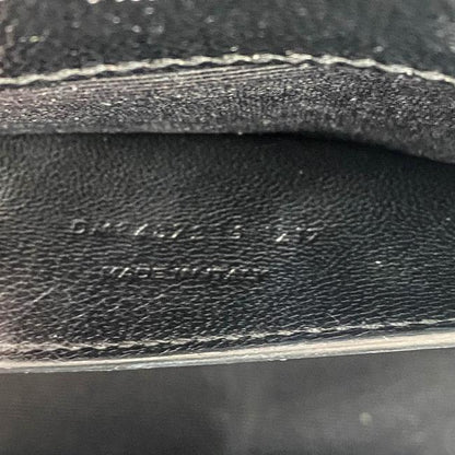 Saint Laurent Monogram Envelope Grain De Poudre Textured Mixed Matelasse Medium Triquilt Black Leather Shoulder Bag - image 12