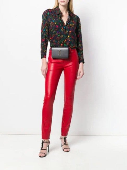 Saint Laurent Monogram Kate Belt In Grey Leather Messenger Bag - photo 2