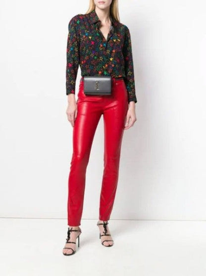 Saint Laurent Monogram Kate Belt In Grey Leather Messenger Bag - photo 2