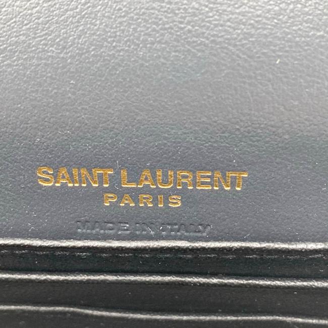 Saint Laurent Monogram Kate Belt In Grey Leather Messenger Bag - photo 11
