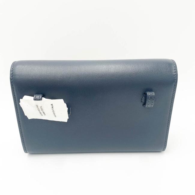 Saint Laurent Monogram Kate Belt In Grey Leather Messenger Bag - photo 5