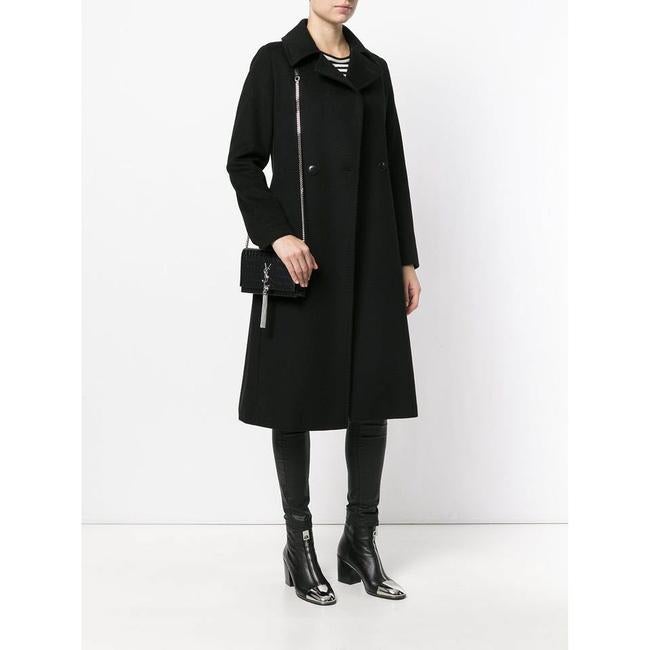 Saint Laurent Monogram Kate Chain Wallet Croc Embossed Monogram Tassel Black Calfskin Leather Shoulder Bag - image 3
