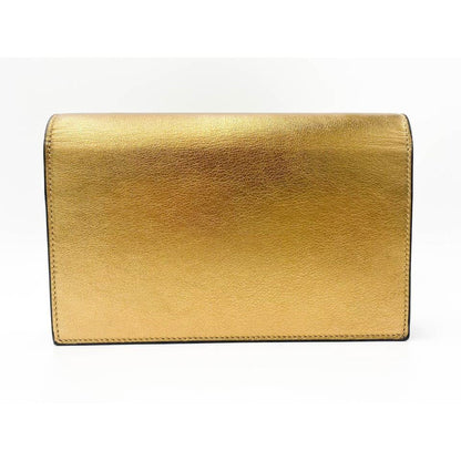 Saint Laurent Monogram Kate Chain Wallet Crossbody Monogram Tassel Gold Leather Shoulder Bag - image 5