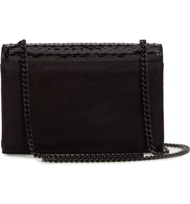 Saint Laurent Monogram Kate Crossbody Paillette Embellished Black Suede Leather Shoulder Bag - image 3