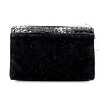 Saint Laurent Monogram Kate Crossbody Paillette Embellished Black Suede Leather Shoulder Bag - image 7