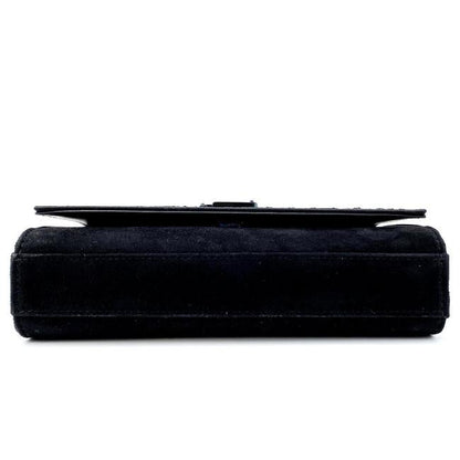 Saint Laurent Monogram Kate Crossbody Paillette Embellished Black Suede Leather Shoulder Bag - image 8