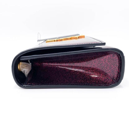Saint Laurent Monogram Kate Crossbody Small Metallic Glitter Red Leather Shoulder Bag - photo 8