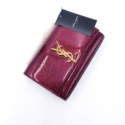 Saint Laurent Monogram Kate Crossbody Small Metallic Glitter Red Leather Shoulder Bag - photo 10