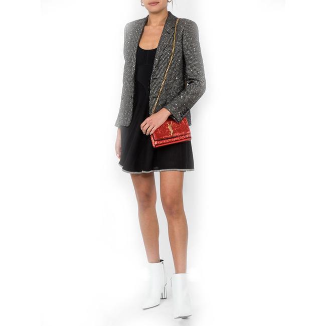 Saint Laurent Monogram Kate Crossbody Small Metallic Red Leather Shoulder Bag - photo 3