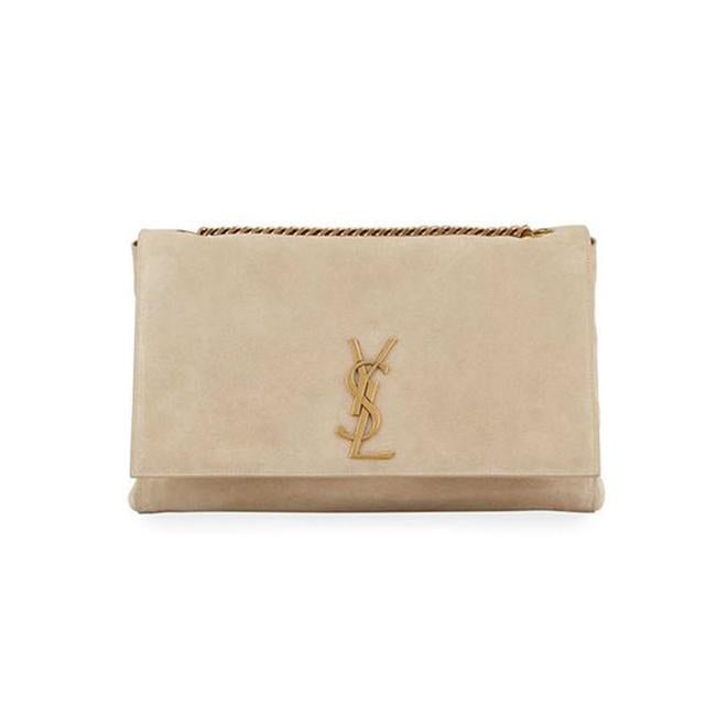 Saint Laurent Monogram Kate Crossbody Soft Medium Reversible Ysl Monogram Beige Leather Shoulder Bag - image 1