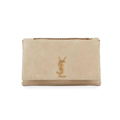 Saint Laurent Monogram Kate Crossbody Soft Medium Reversible Ysl Monogram Beige Leather Shoulder Bag - image 1