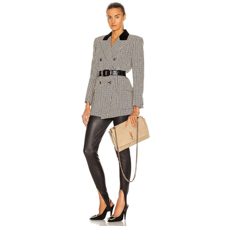 Saint Laurent Monogram Kate Crossbody Soft Medium Reversible Ysl Monogram Beige Leather Shoulder Bag - image 2