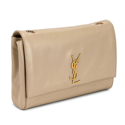Saint Laurent Monogram Kate Crossbody Soft Medium Reversible Ysl Monogram Beige Leather Shoulder Bag - image 4