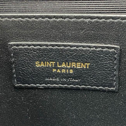 Saint Laurent Monogram Kate Ghw Grain De Poudre Small Satchel Black Leather Shoulder Bag - image 10