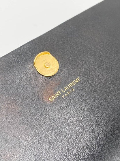 Saint Laurent Monogram Kate Medium Tassel Black Suede Leather Shoulder Bag - photo 11