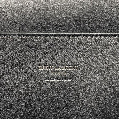 Saint Laurent Monogram Kate Medium Whipstitch Black Suede Leather Shoulder Bag - photo 10