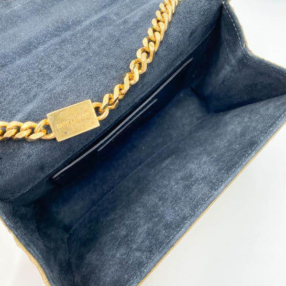Saint Laurent Monogram Kate Metallic Calfskin Small Classic Tassel Satchel Gold Leather Shoulder Bag - image 10
