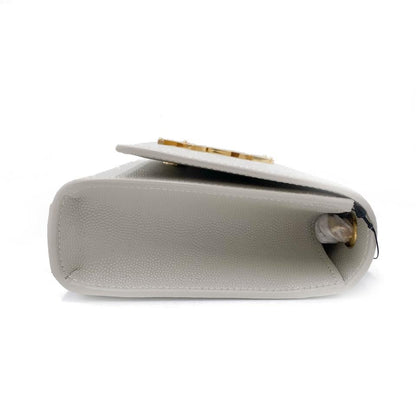 Saint Laurent Monogram Kate Small Crema Soft Monogram Chain Ghw White Leather Cross Body Bag - image 9