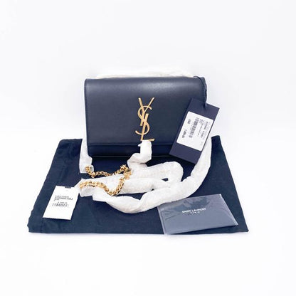 Saint Laurent Monogram Kate Small Smooth Tassel On Chain Black Calfskin Leather Shoulder Bag - image 4