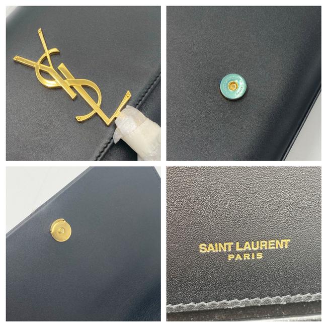 Saint Laurent Monogram Kate Small Smooth Tassel On Chain Black Calfskin Leather Shoulder Bag - image 10