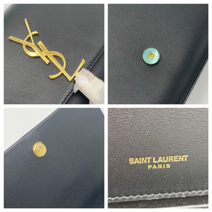 Saint Laurent Monogram Kate Small Smooth Tassel On Chain Black Calfskin Leather Shoulder Bag - image 10