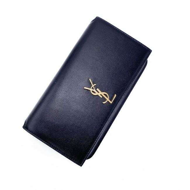 Saint Laurent Monogram Kate Ysl Phone Holder with Strap In Smooth Black Leather Cross Body Bag - image 9